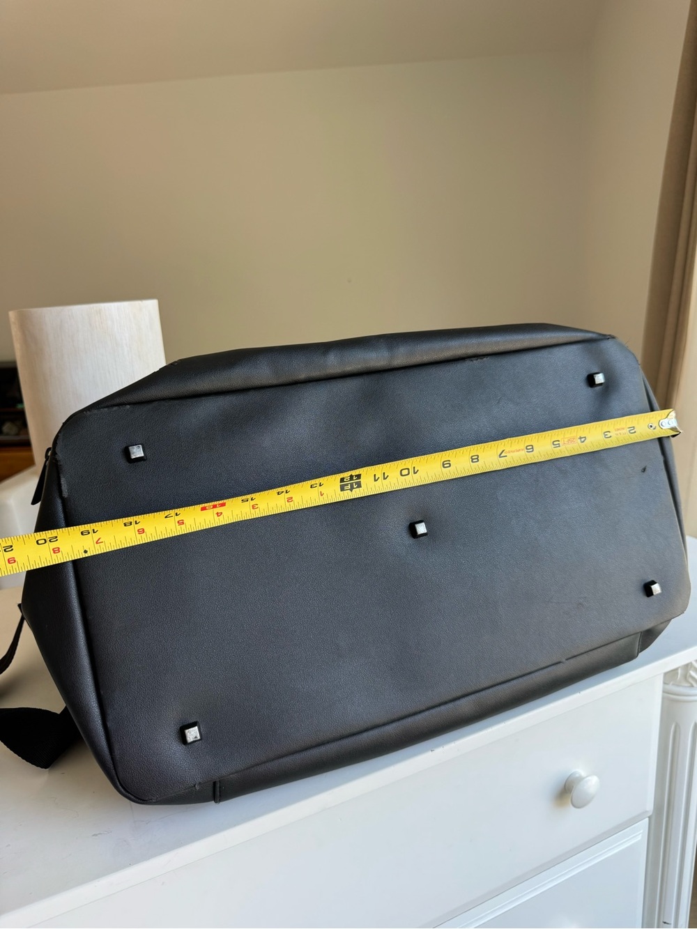 BEIS Black Weekender Travel Duffel Bag with Bottom Shoe Compartment - Picture 13 of 15